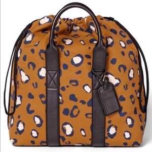 *NWT* Phillip Lim Leopard Print Drawstring Bag